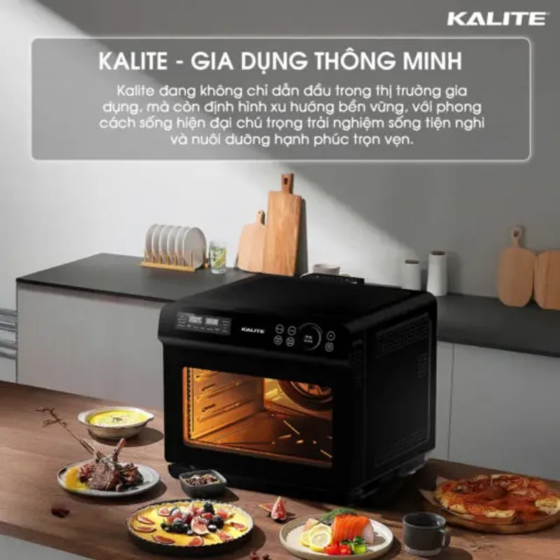 Nồi Chiên Hơi Nước KALITE STEAM FUSION PRO – 4in1, 20L, Chiên – Hấp – Nướng – Rã Đông 592328