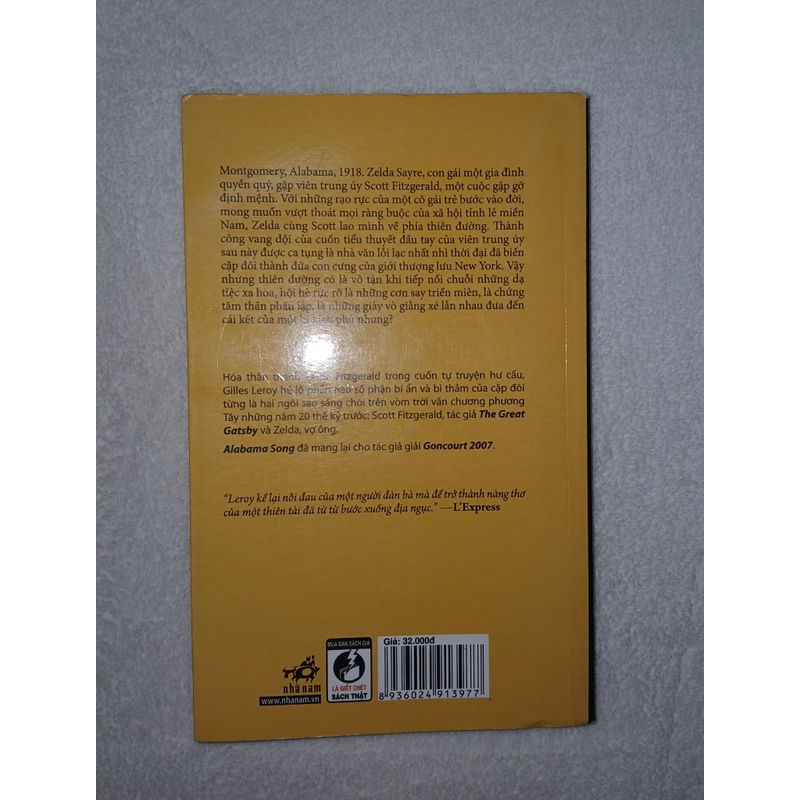 Alabama Song - Gilles Leroy (Giải Goncourt 2007) 367837