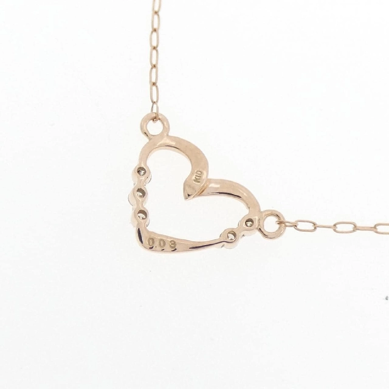 K10PG Dây chuyền kim cương hình trái tim 0.03CT - Hàng hiệu Chính hãng 857547