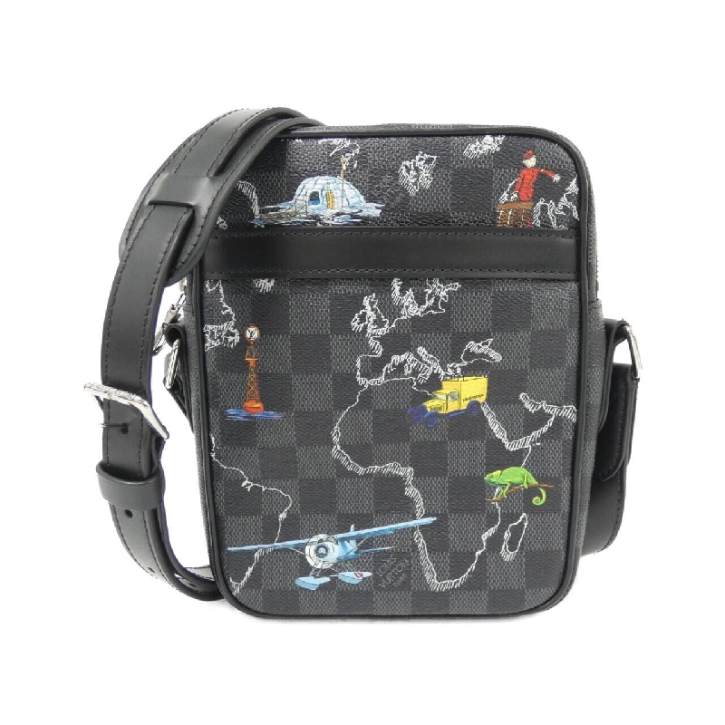 Túi đeo vai Louis Vuitton Damier Graphite Map Danube N40239 612009