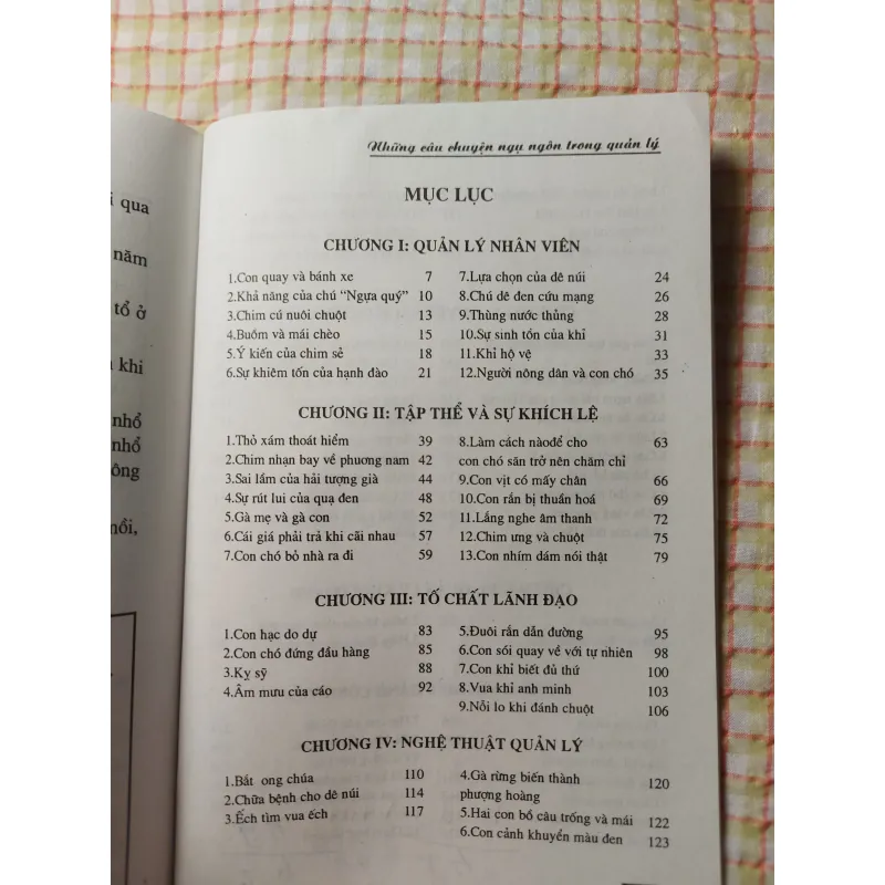 NHỮNG CÂU CHUYỆN NGỤ NGÔN TRONG QUẢN LÝ 719229