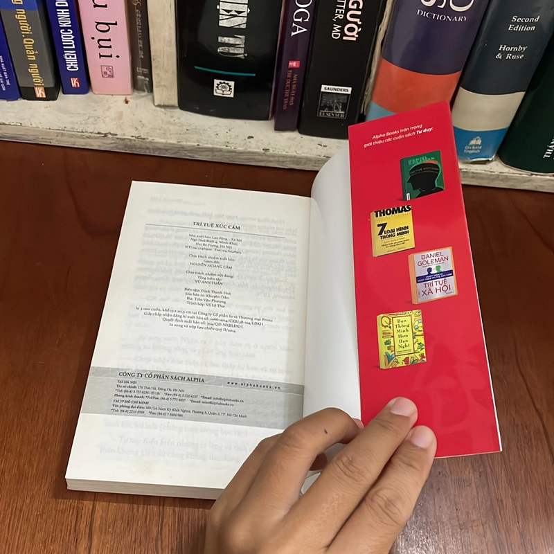 II Sách Kỹ Năng: Trí Tuệ Xúc Cảm - DANIEL GOLEMAN - 2014 547980