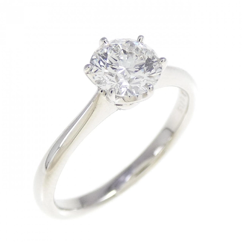 Nhẫn kim cương PT900 0.715CT D SI1 EXT H＆C - Hàng hiệu Chính hãng 871394