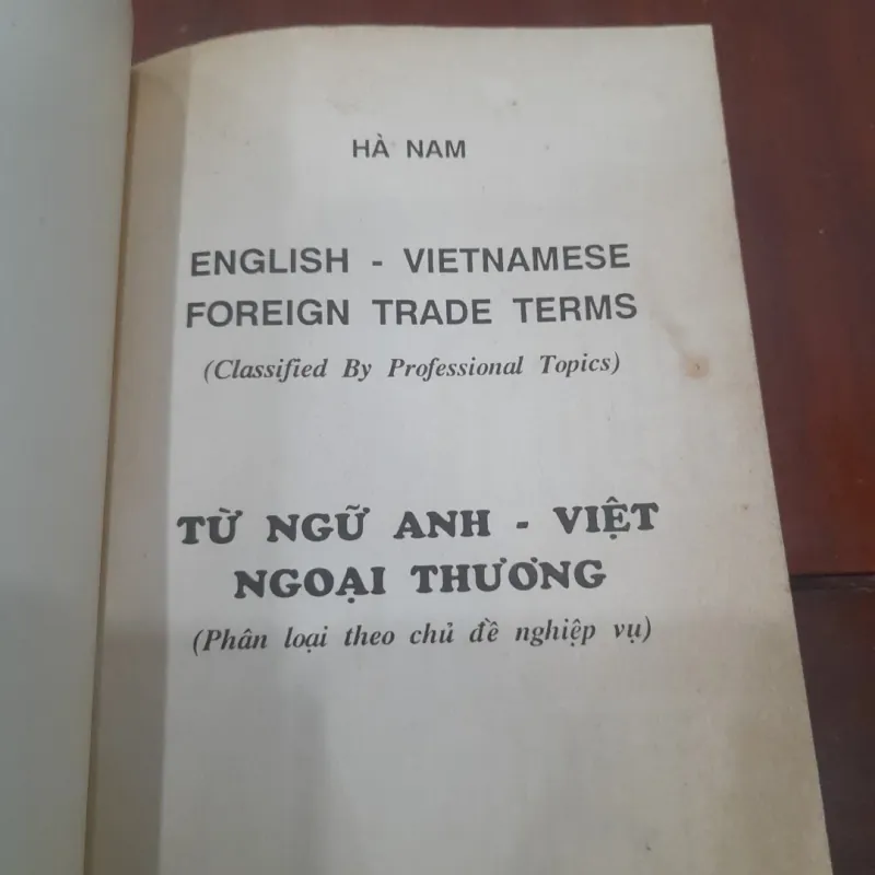 TỪ NGỮ NGOẠI THƯƠNG Anh - Việt 791320