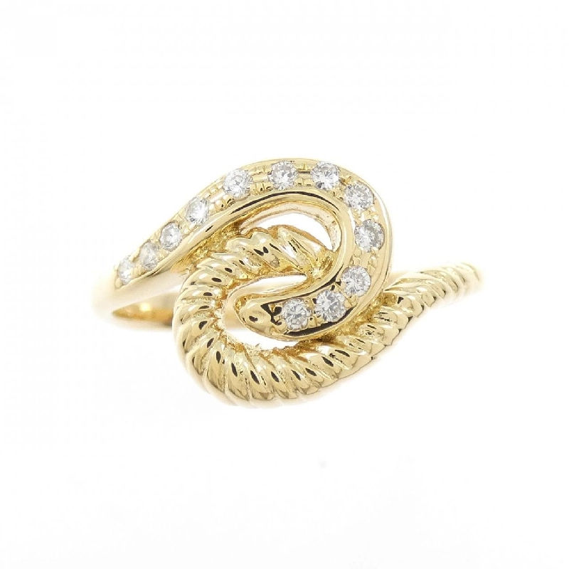 Nhẫn kim cương K18YG 0.10CT - Hàng hiệu Authentic 854540