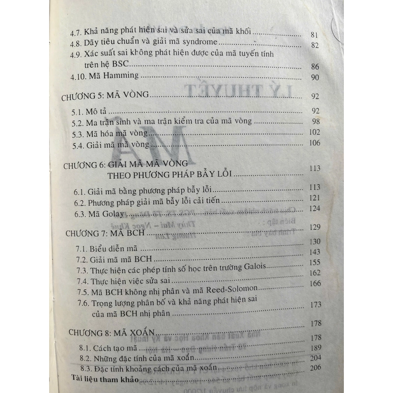 LÝ THUYẾT MÃ 498235