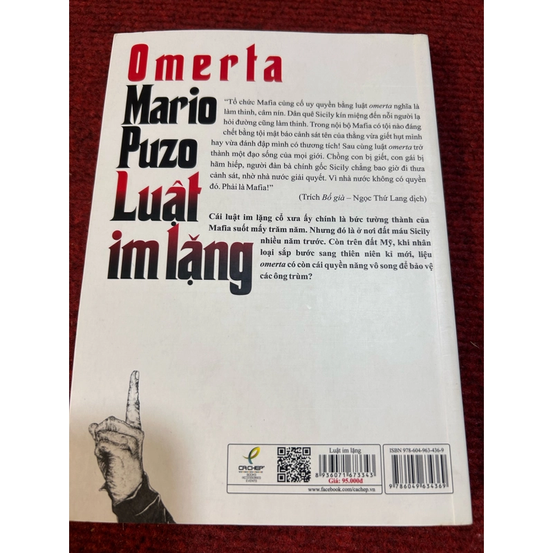 Luật Im Lặng Omerta - tiểu thuyết của Mario Puzo 387843