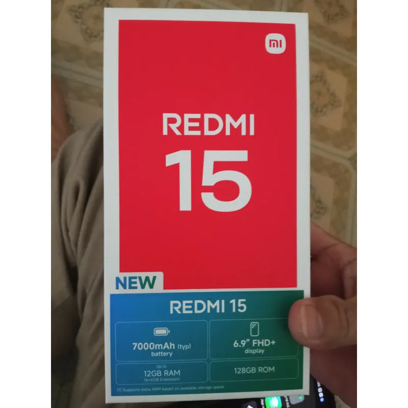 Redmi 15 - Pin 7000mah - 144Hz 596355