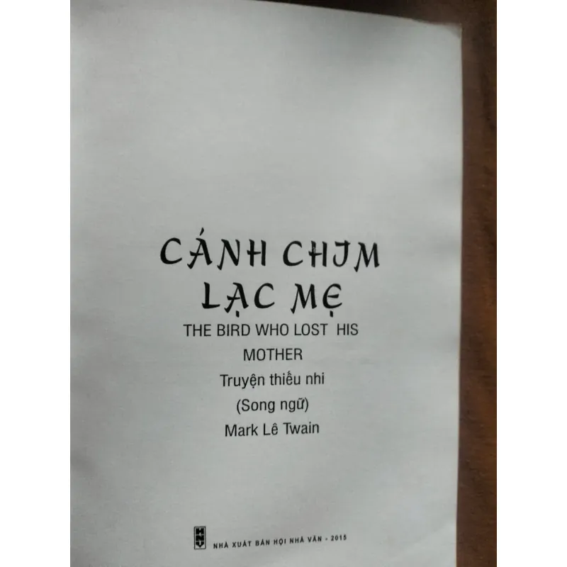 Cánh chim lạc mẹ - Mark Le Twain 556873