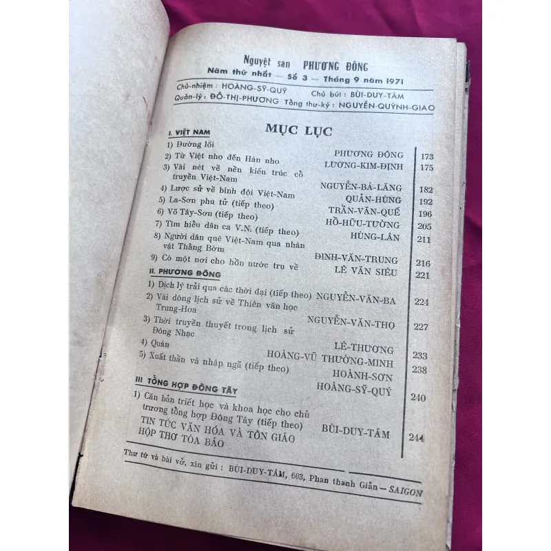Nguyệt san Phương Đông - Hoàng Sỹ Quý 776924