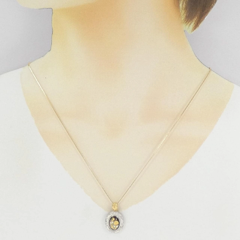 PT900/K18YG Hoa Mẹ Ngọc Trai Dây Chuyền - Hàng hiệu Chính hãng 858369