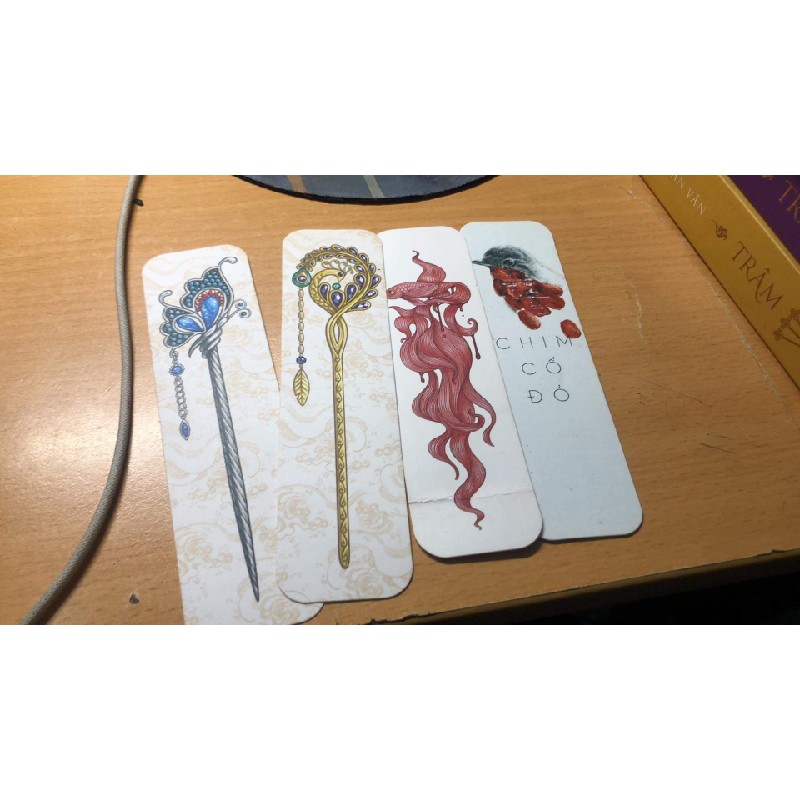 [SOLD] Trâm - Châu Văn Văn (trọn bộ 4 tập) + 2 bookmark của Trâm 19595