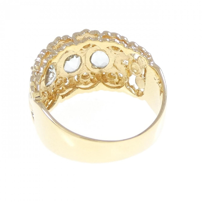 Nhẫn Aquamarine K18YG - Hàng hiệu Chính hãng 853010