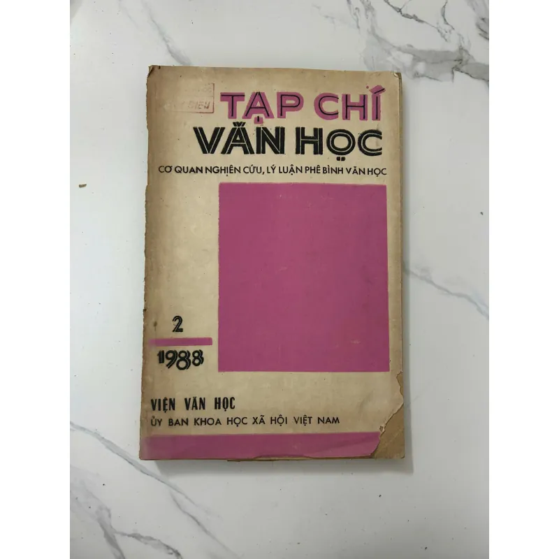 Tạp chí Văn học (Số 2/1988) - Viện Văn học 1023422