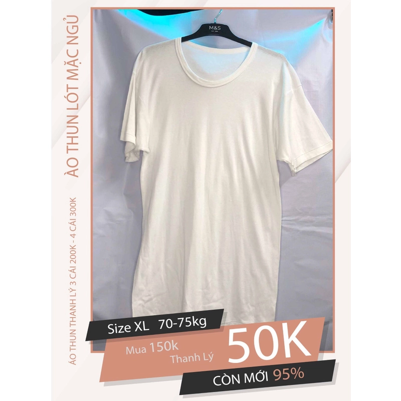 Dọn Tủ Thanh Lý Áo Thun Nam size XL 516439