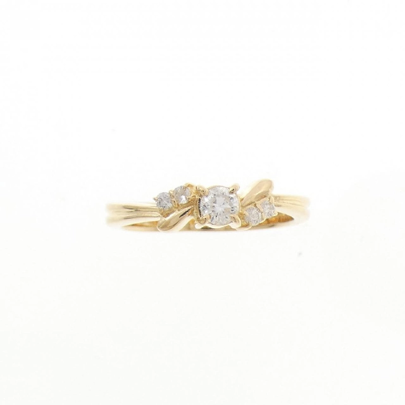 Nhẫn hồng ngọc K18YG 0.13CT - Hàng hiệu Authentic 850530