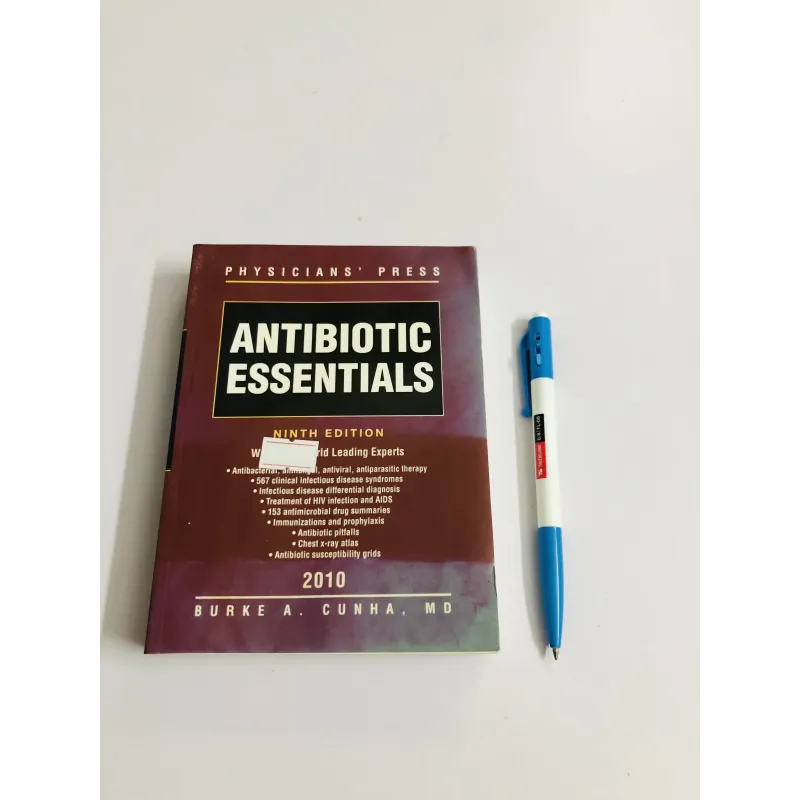ANTIBIOTIC ESSENTIALS – Ninth Edition (Burke A. Cunha, MD) 780418