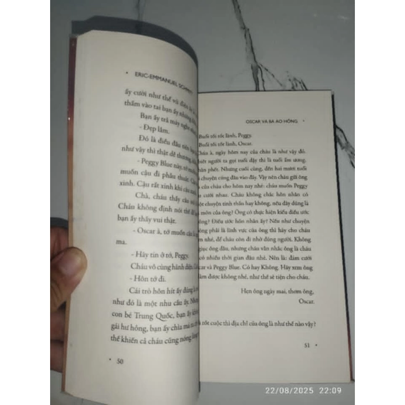 Oscar và bà áo hồng - Eric Emmanuel Schmitt 2018, mới 90% (SHGH) 507631