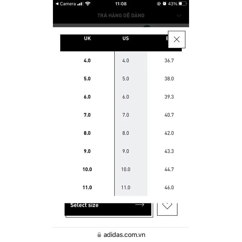 Newtag Dép quai ngang Adidas Adilette Aqua size 42 728109