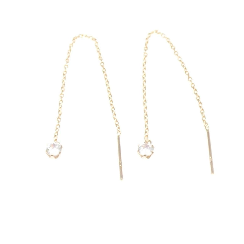 K18YG Bông tai Cubic - Hàng hiệu Chính hãng 868901