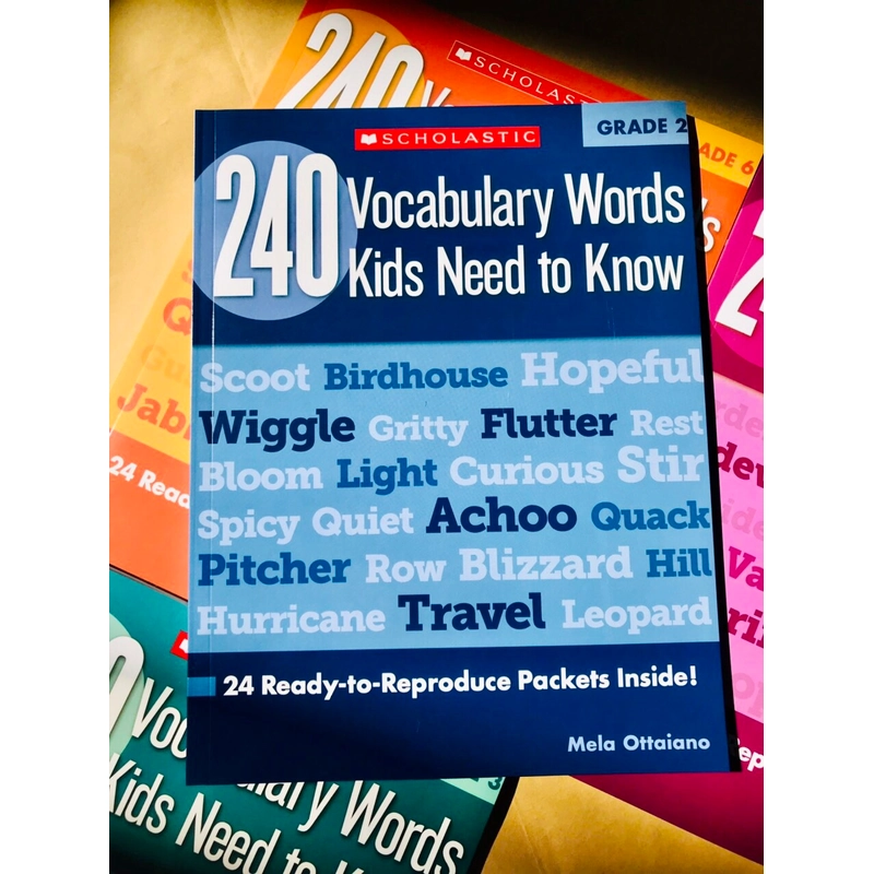 240 Vocabulary words kids need to know Grade 1-6 (6 quyển) 551268