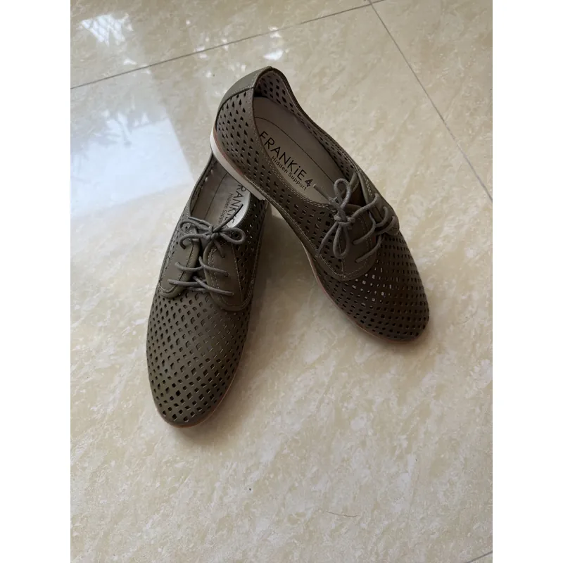 Hiệu FRANKIE màu xanh rêu size 8 696481
