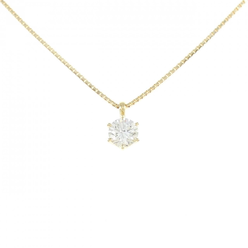 Dây chuyền kim cương K18YG 0.317CT G SI1 VG - Hàng hiệu chính hãng 875767