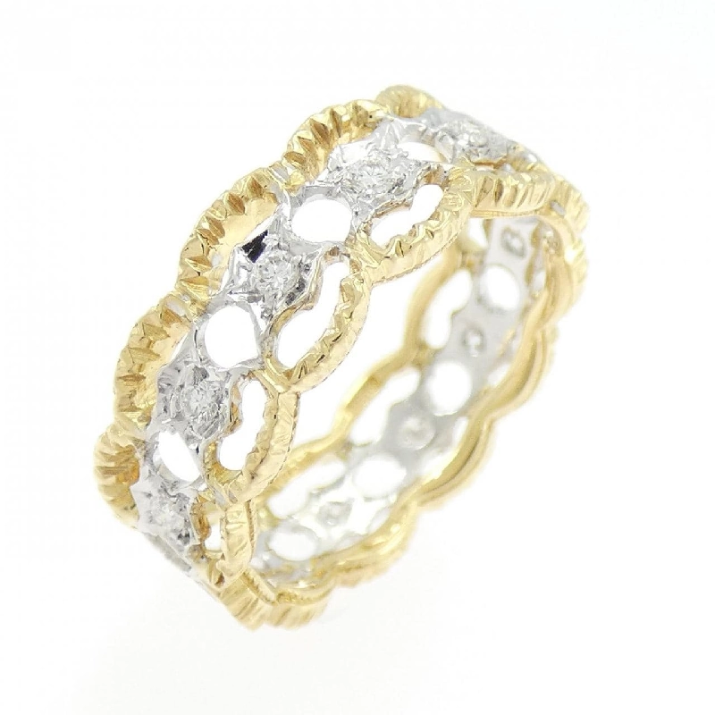 Nhẫn kim cương 750YG/750WG - Hàng hiệu Authentic 852828