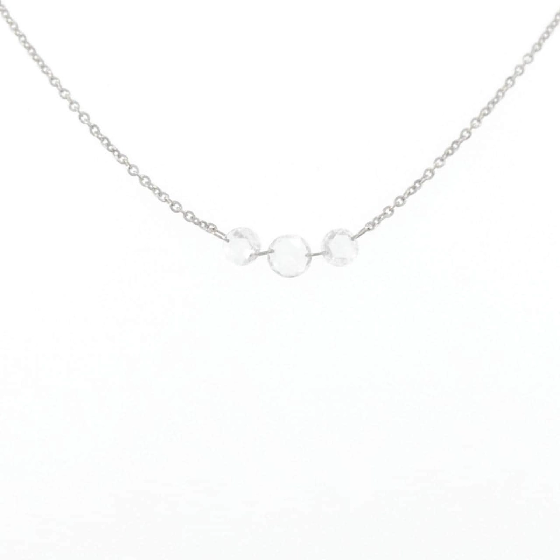 K18WG Dây chuyền kim cương 0.25CT - Hàng hiệu Authentic 862364