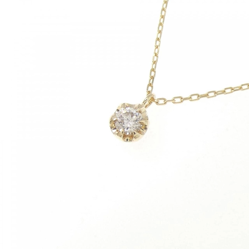 K10YG Solitaire Dây chuyền kim cương - Hàng hiệu Chính hãng 861138