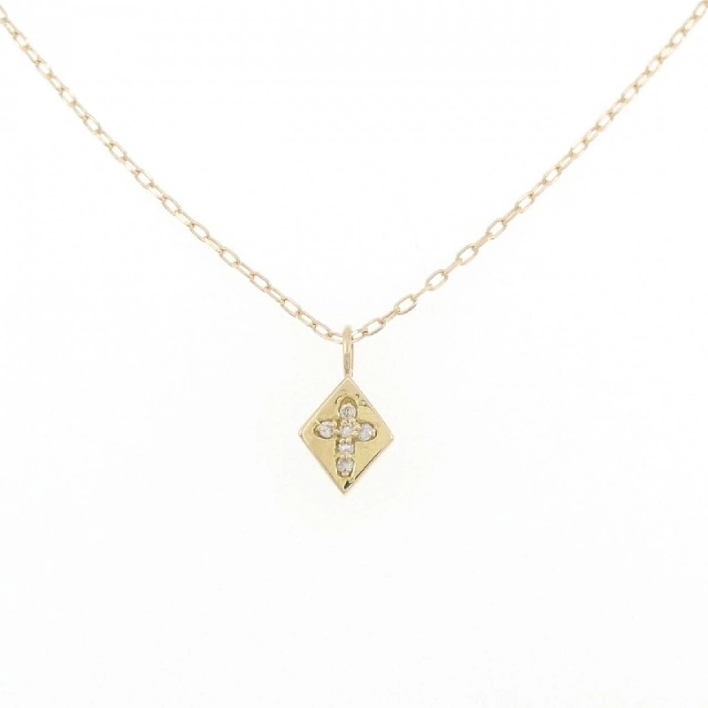 K18YG Dây chuyền kim cương 0.03CT - Hàng hiệu Chính hãng 858146