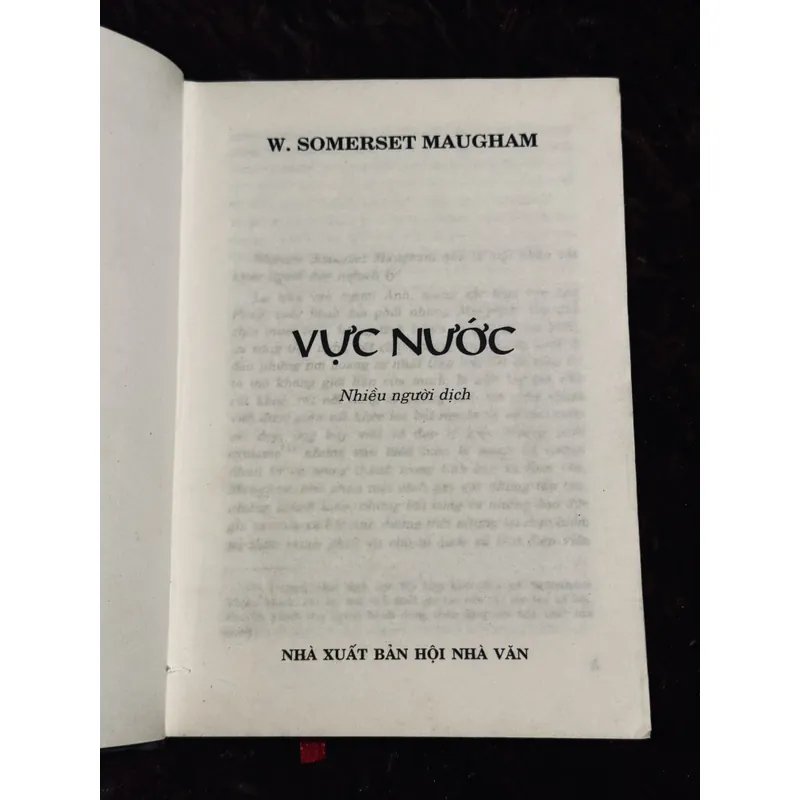 Vực nước - S. Maugham (bìa cứng) 714626
