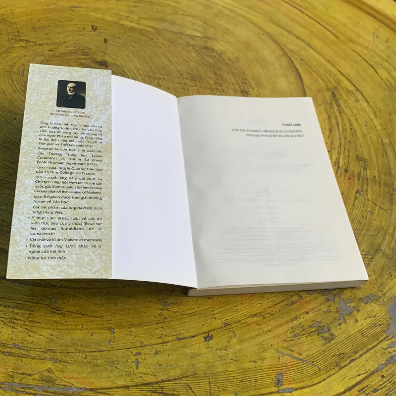 Ý THỨC LUẬN - HENRI BERGSON 747615