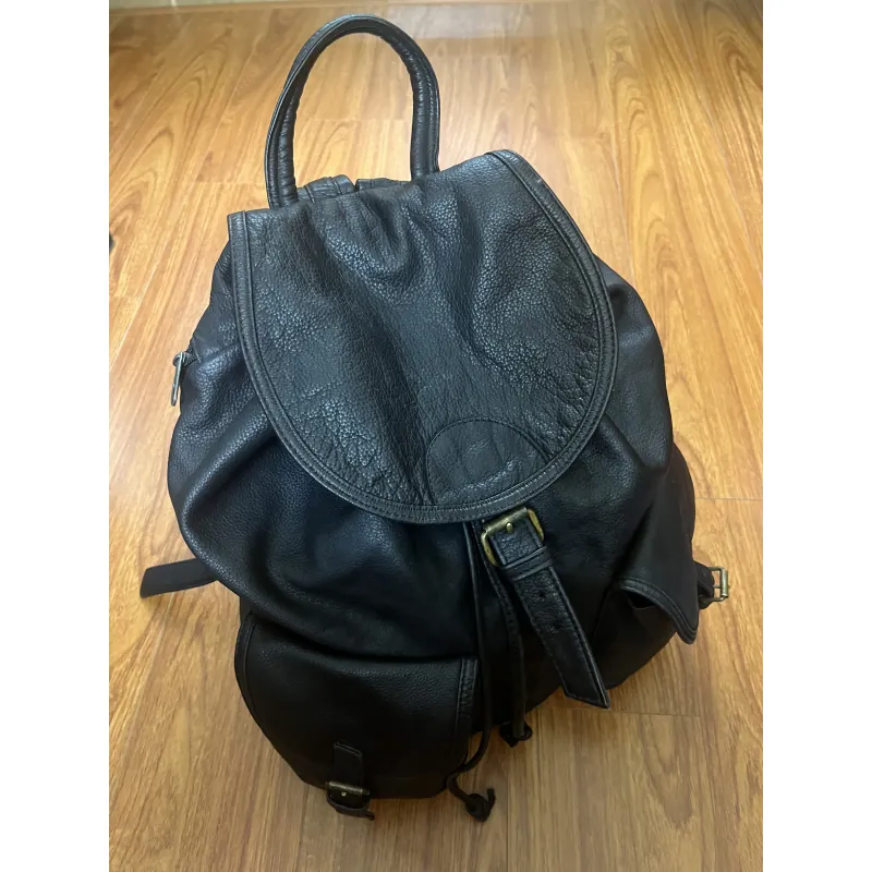 Balo nam 27x42x16 da thật 2hand 992644