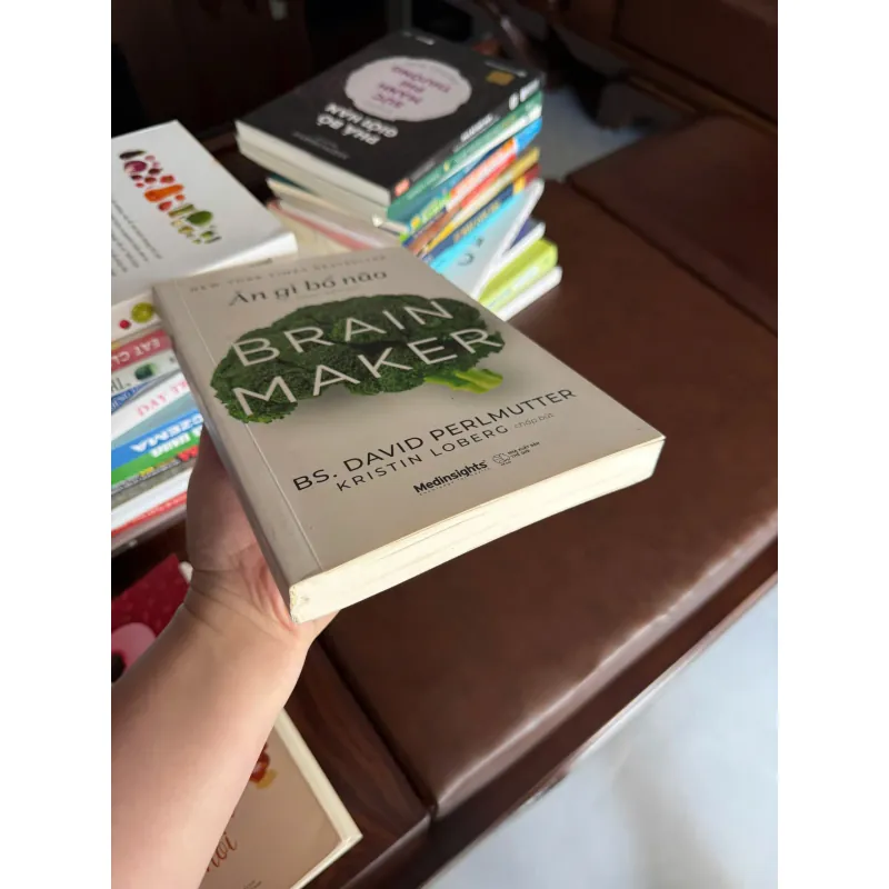 ĂN GÌ BỔ NÃO (BRAIN MAKER) – David Perlmutter | Sách dinh dưỡng & sức khỏe não bộ - K4 1023584