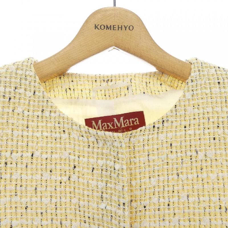 Áo khoác không cổ Max Mara STUDIO - Hàng hiệu Authentic 811056