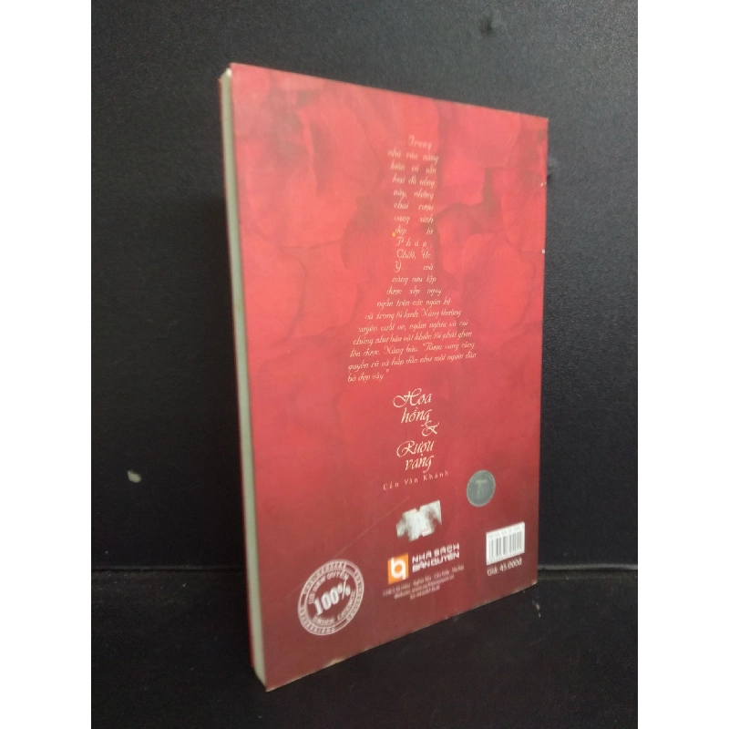 Hoa Hồng và Rượu vang Cấn Vân Khánh Mới 80% ố nhẹ SBMQ7-0309 913707