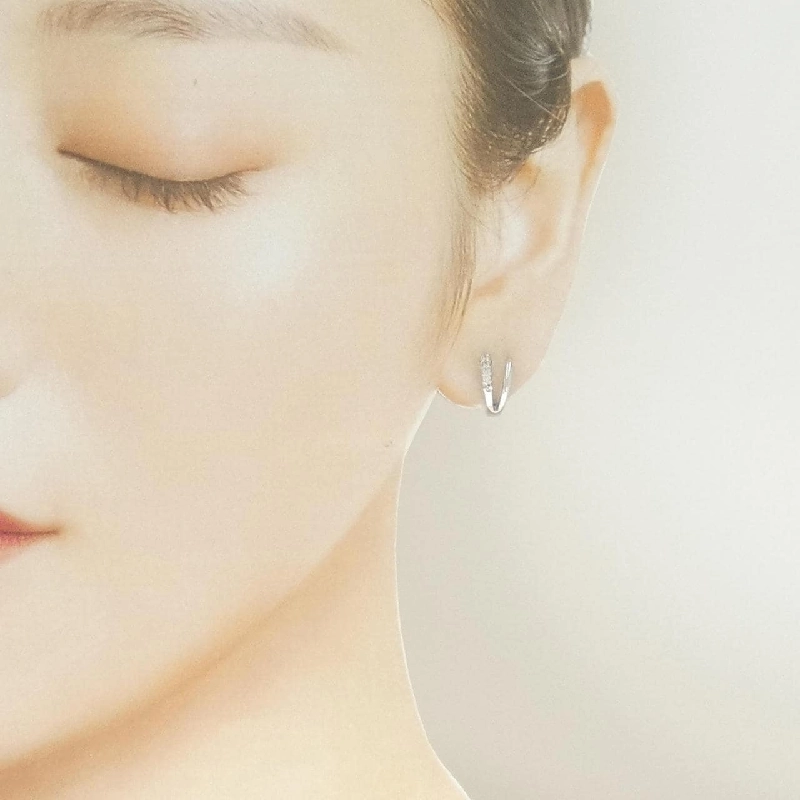 K18WG Bông tai kim cương 0.14CT - Hàng hiệu Chính hãng 868751