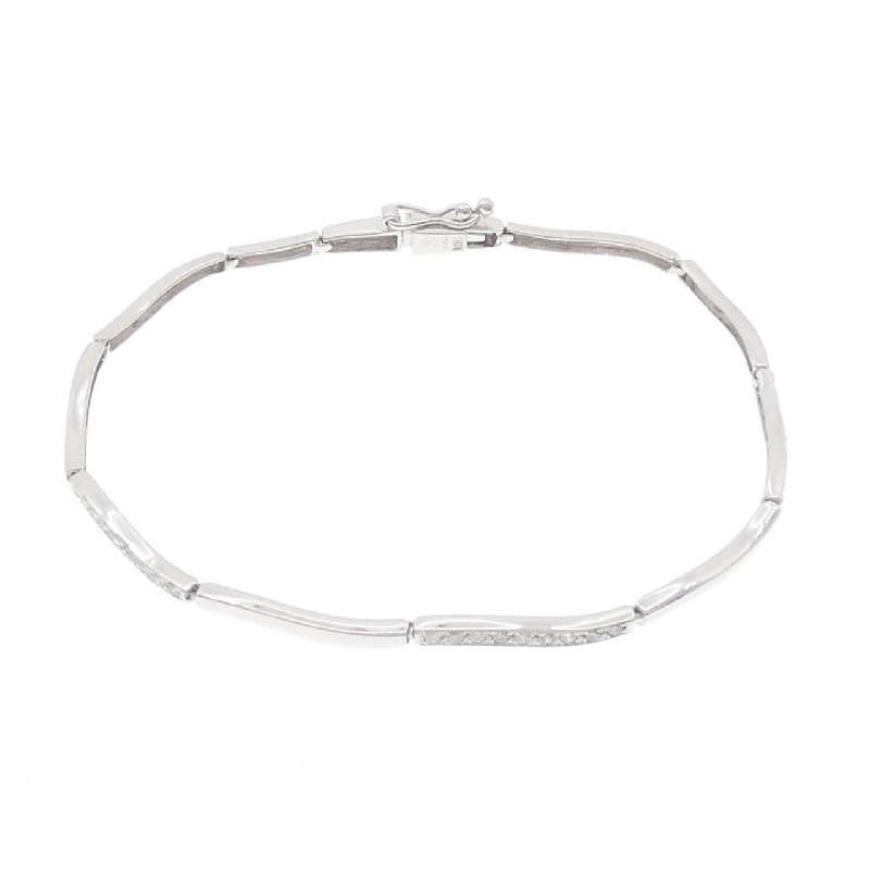 K18WG Vòng tay kim cương 0.20CT - Hàng hiệu Chính hãng 870455