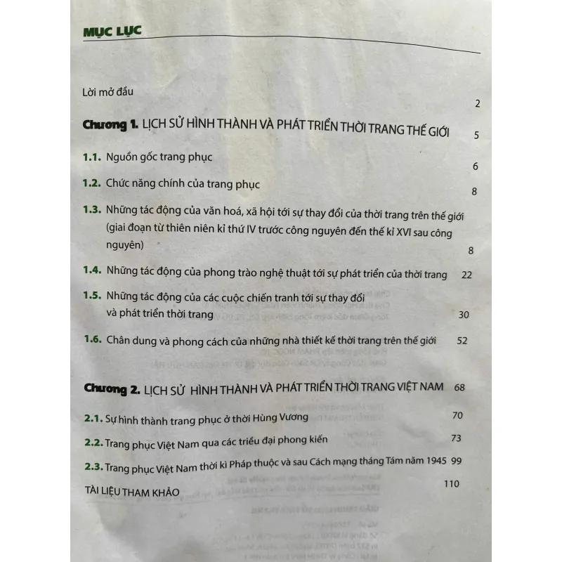 GIÁO TRÌNH LỊCH SỬ THỜI TRANG 759966