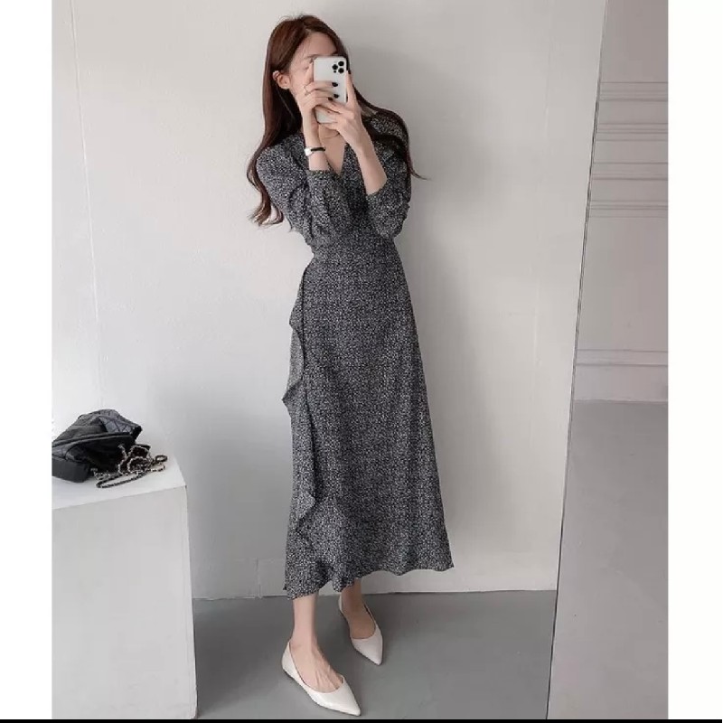 Đầm voan hoa nhí size M 21698