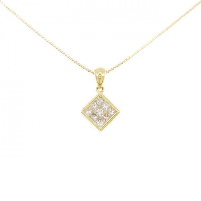 K18YG Dây chuyền kim cương 0.50CT - Hàng hiệu Chính hãng 863959