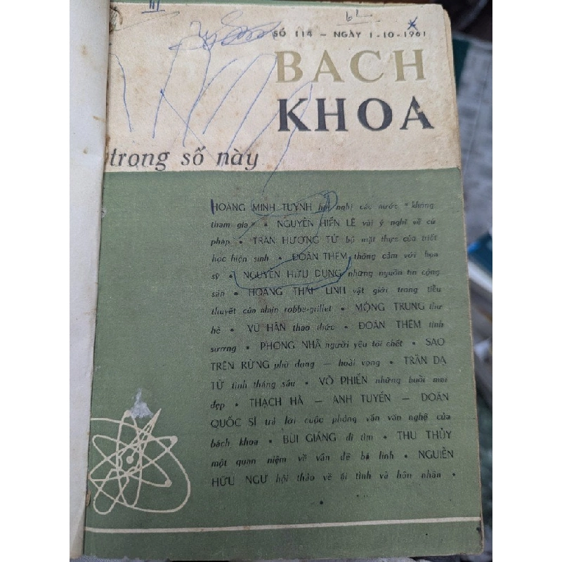 Tạp Chí Bách Khoa (114,133,134,135,136,137,138 Đóng Chung ) 277656