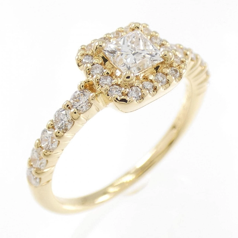 Nhẫn kim cương K18YG 0.308CT 673055