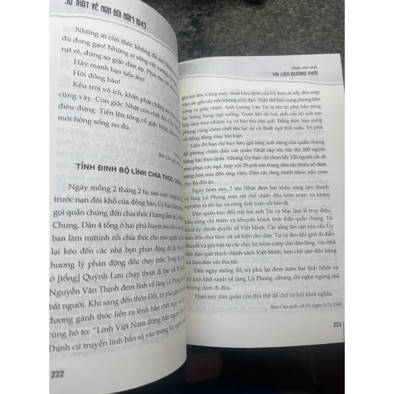Sự thật về nạn đói năm 1945 Nguyễn Quang Ân 713324