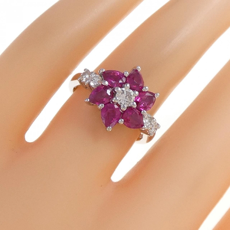 Nhẫn Ruby Hoa PT900 1.95CT 668378