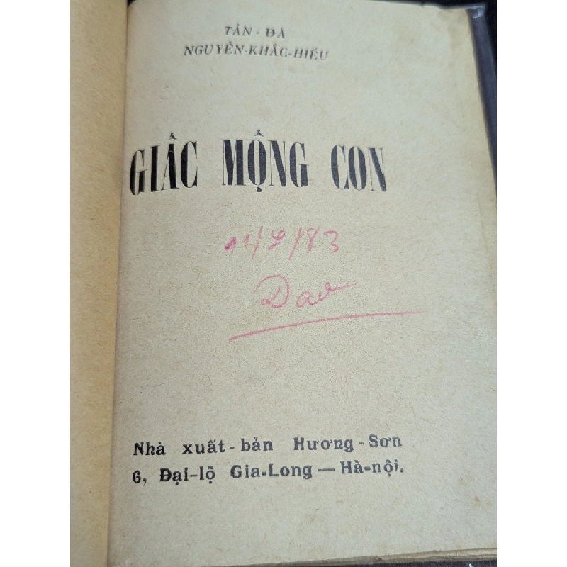 Giấc mộng con - Tản Đà Nguyễn Khắc Hiếu 452724