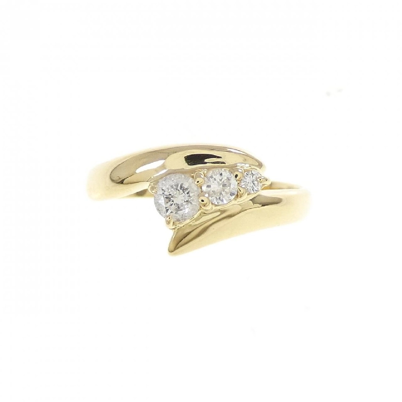 Nhẫn nhẫn ngón út kim cương K18YG 0.14CT - Hàng hiệu Authentic 849657