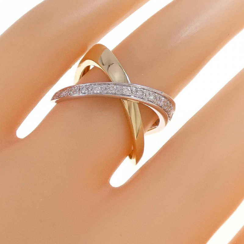 Nhẫn kim cương 750YG/750WG 0.16CT 667526