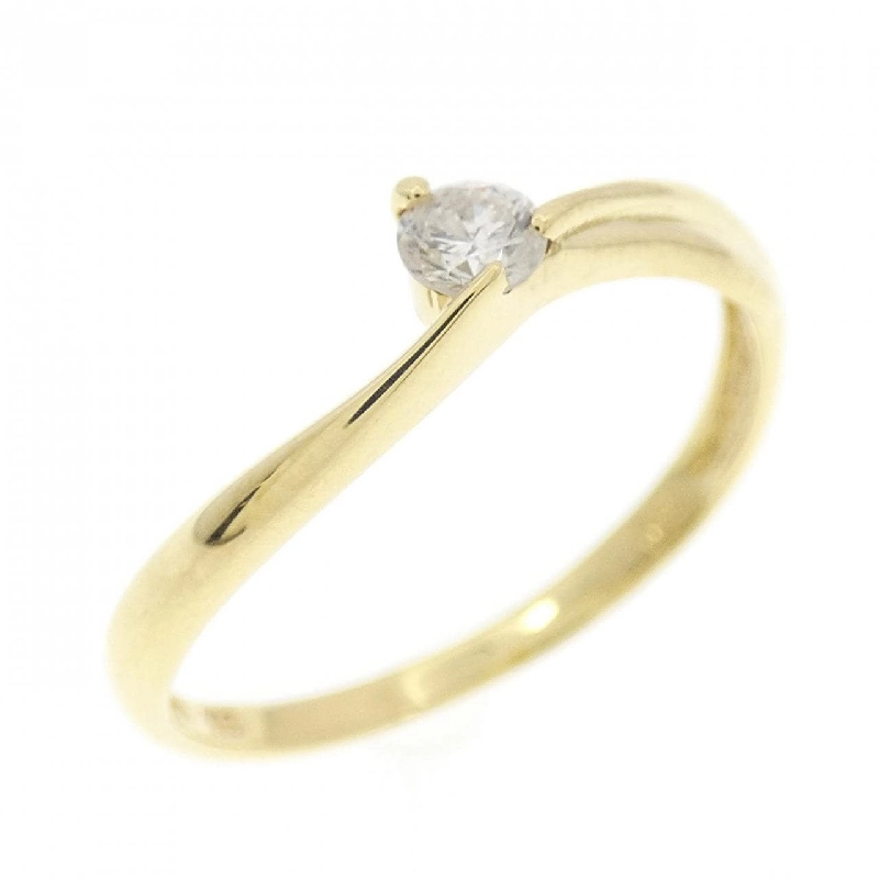 Nhẫn kim cương K18YG 0.11CT 668392